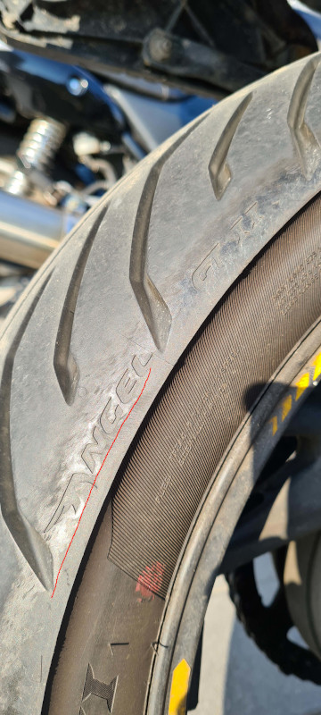 MotoNiedzwiedz.pl opona trzy miesiące po szkoleniu