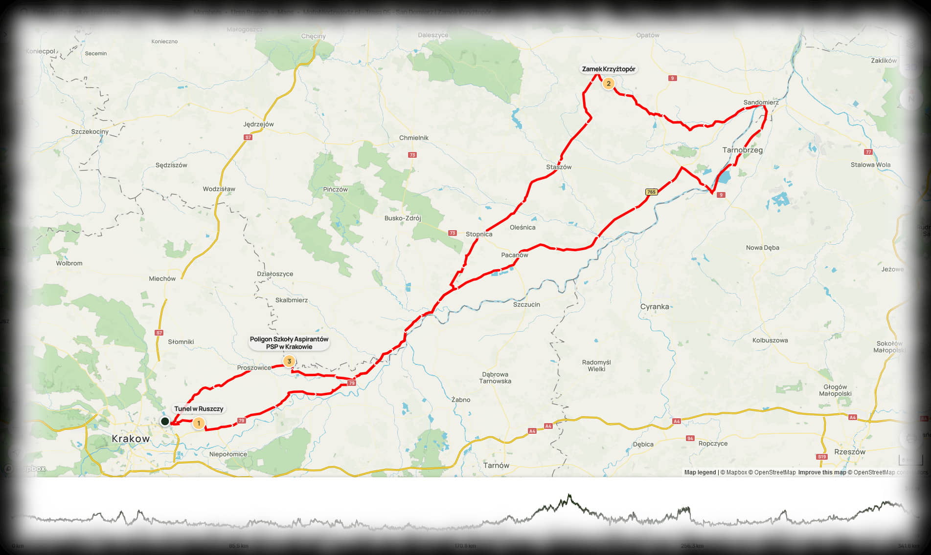 5. San Domierz i Zamek Krzyżtopór (342 km)
