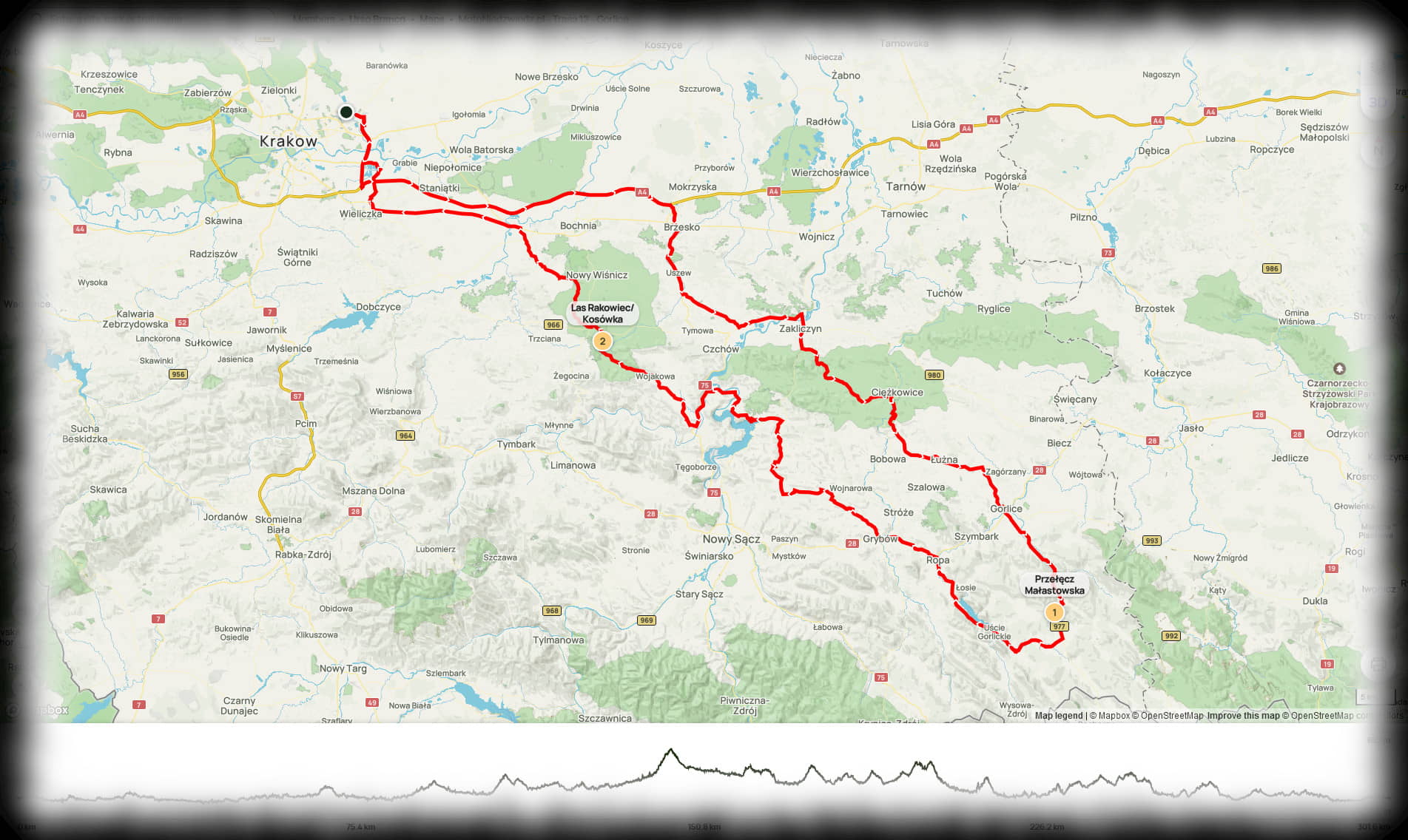 12. Gorlice (302 km)