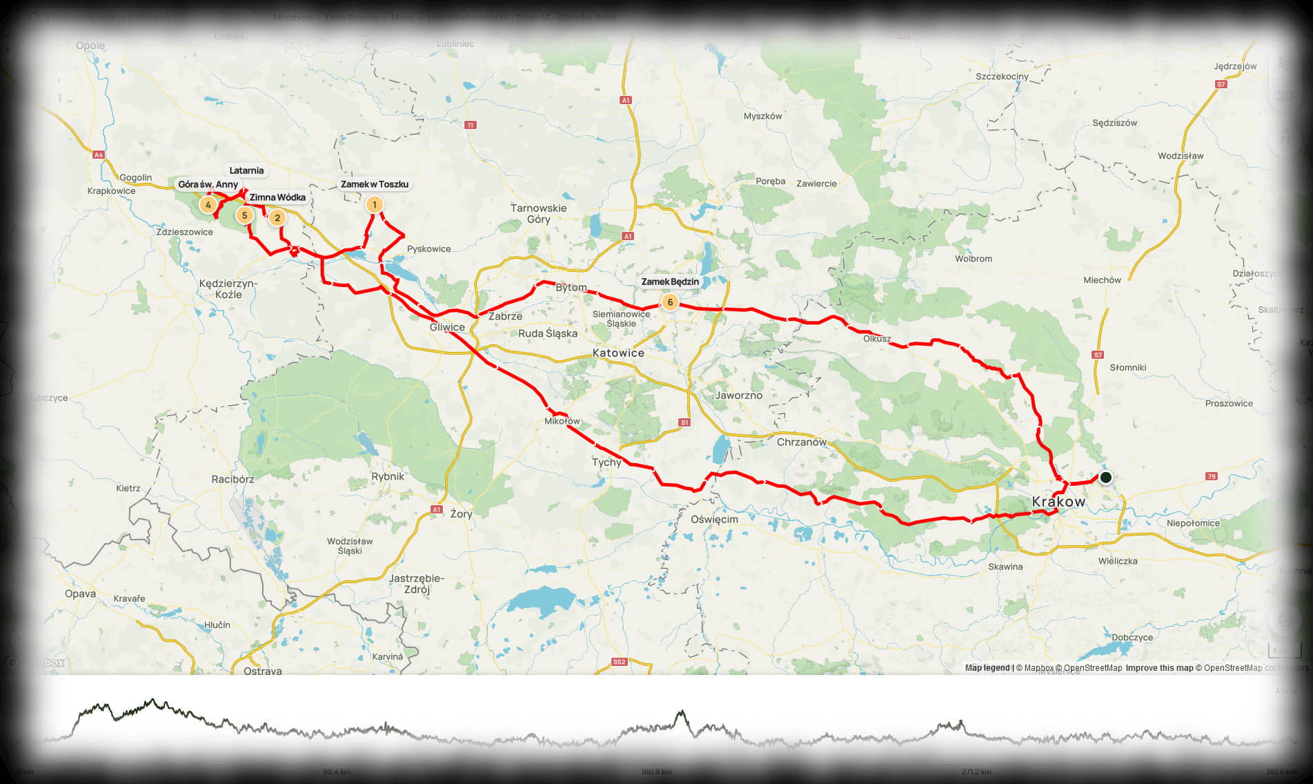 47. Kopalnie odkrywkowe (209 km)